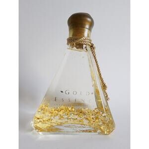 Gold Essence 24K Bath Oil by Aromatique Pyramid Bottle Decor